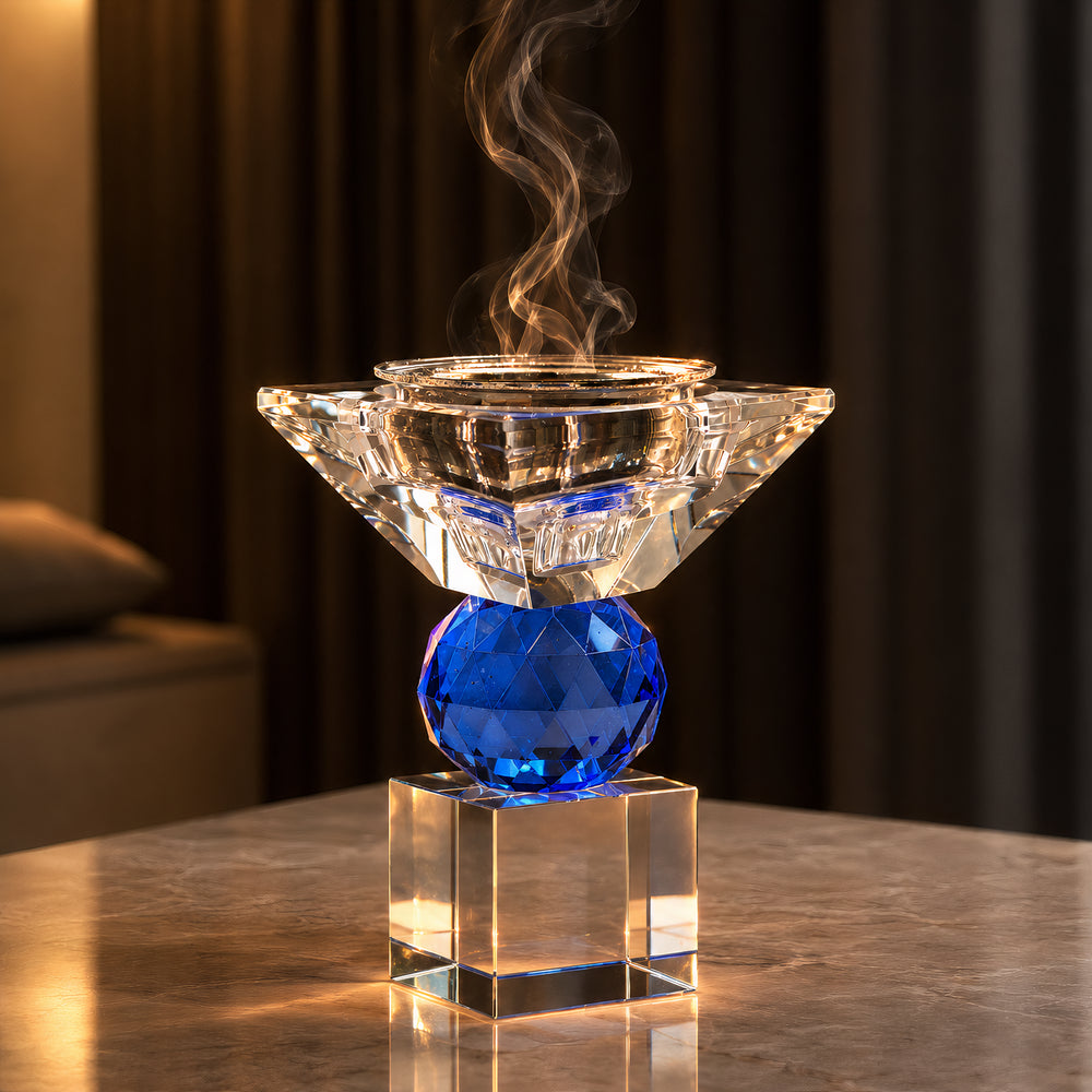 Crystal Classic Burner Blue –
Bukhoor by Esmiro